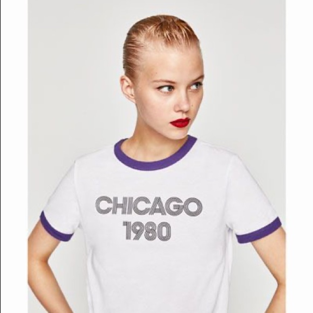 Zara Chicago Tee/ Size small